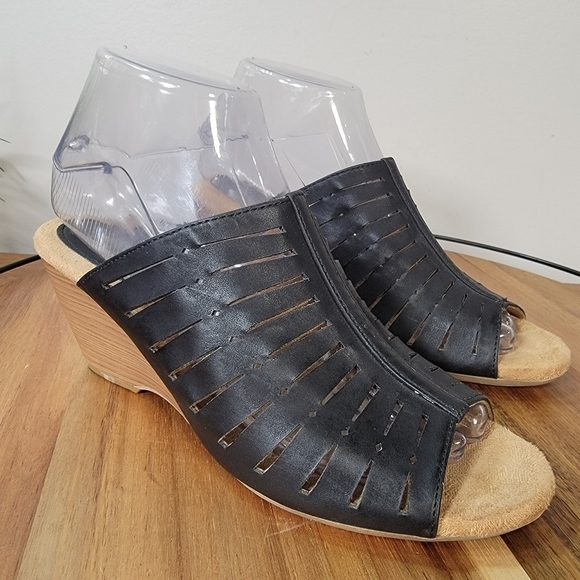 Croft & Barrow Ortholite Gesso Wedge Sandals Size 6 - Picture 4 of 17